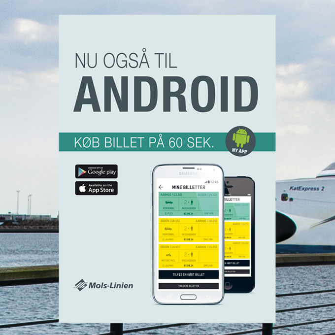 Plakat-Molslinjen POS-materialer-Molslinjen