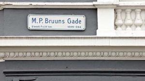 M.P.-Bruuns-Gade-Aarhus-Skilt